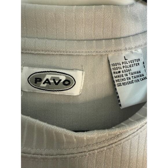 Pavo Men's Size L Crew Neck Grey Short sleeved Shirt Minimalist Casual Athletic - Picture 7 of 7